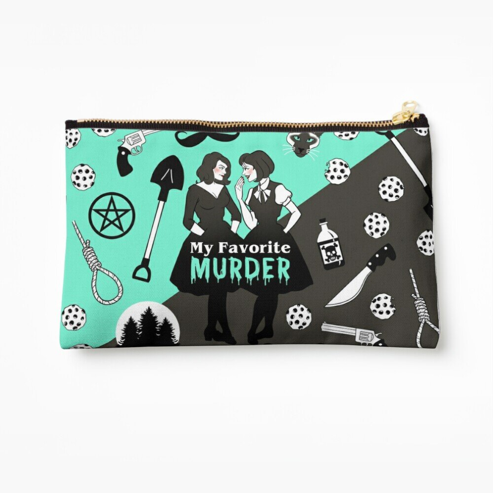 Whibos Makeup Bag My Favorite Murder Cosmetic Organizer Tyvek Paper Bags Zipper Pouch