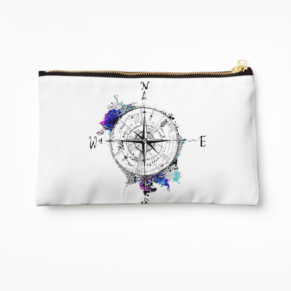 Whibos Makeup Bag Not All Those Who Wander Are Lost Cosmetic Organizer Tyvek Paper Bags Zipper Pouch
