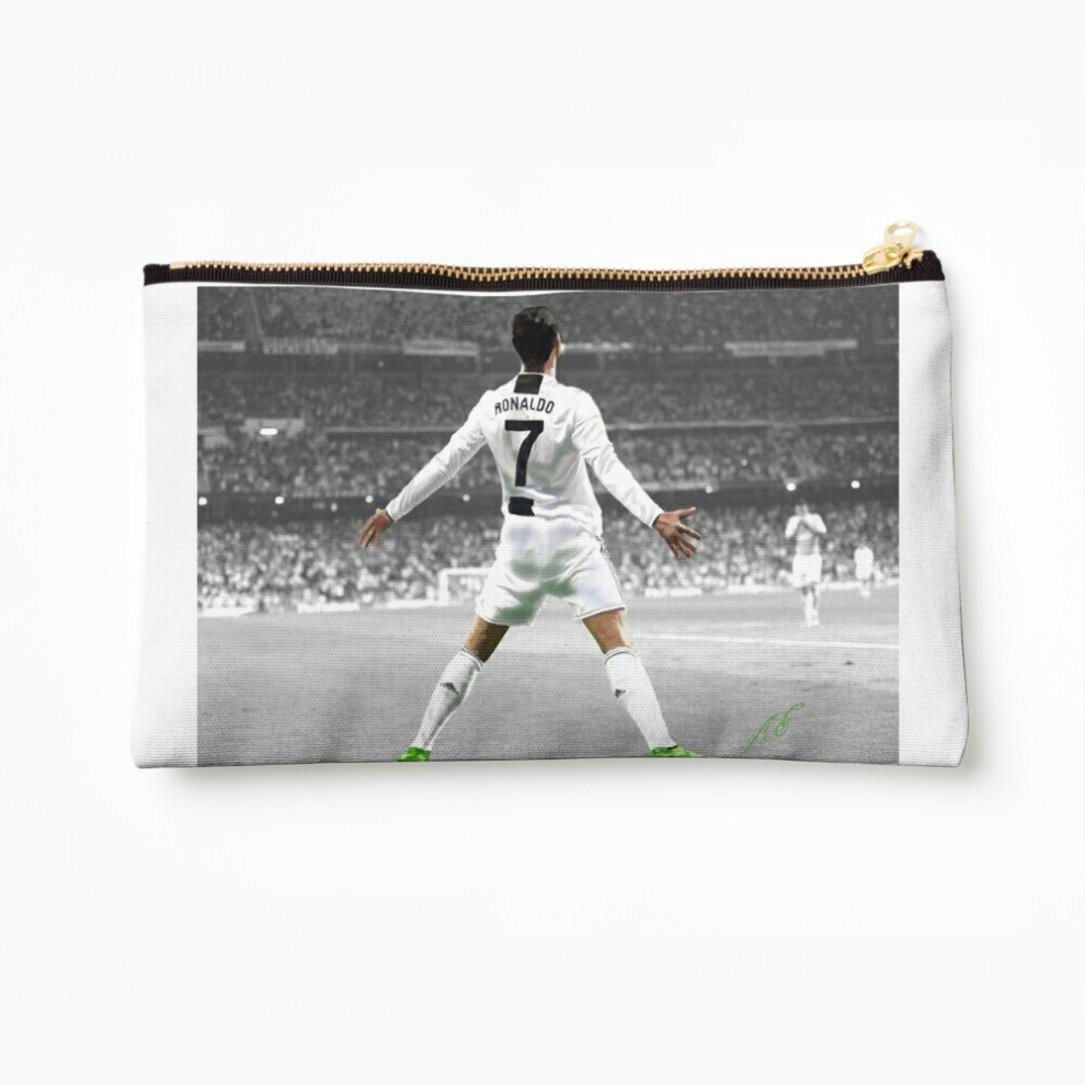 Whibos Makeup Bag Cristiano Ronaldo Cosmetic Organizer Tyvek Paper Bags Zipper Pouch