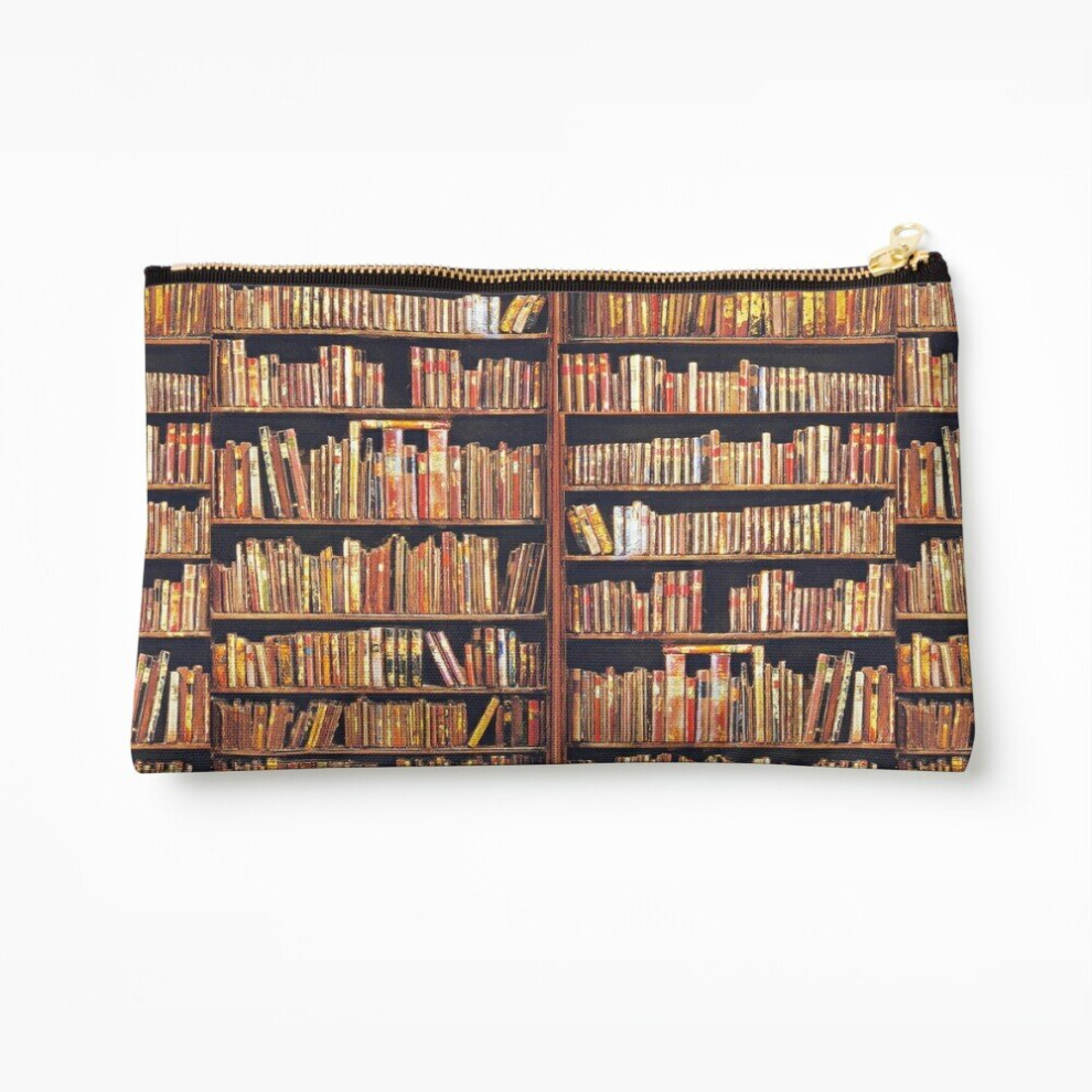 Whibos Makeup Bag Bibliophile Cosmetic Organizer Tyvek Paper Bags Zipper Pouch