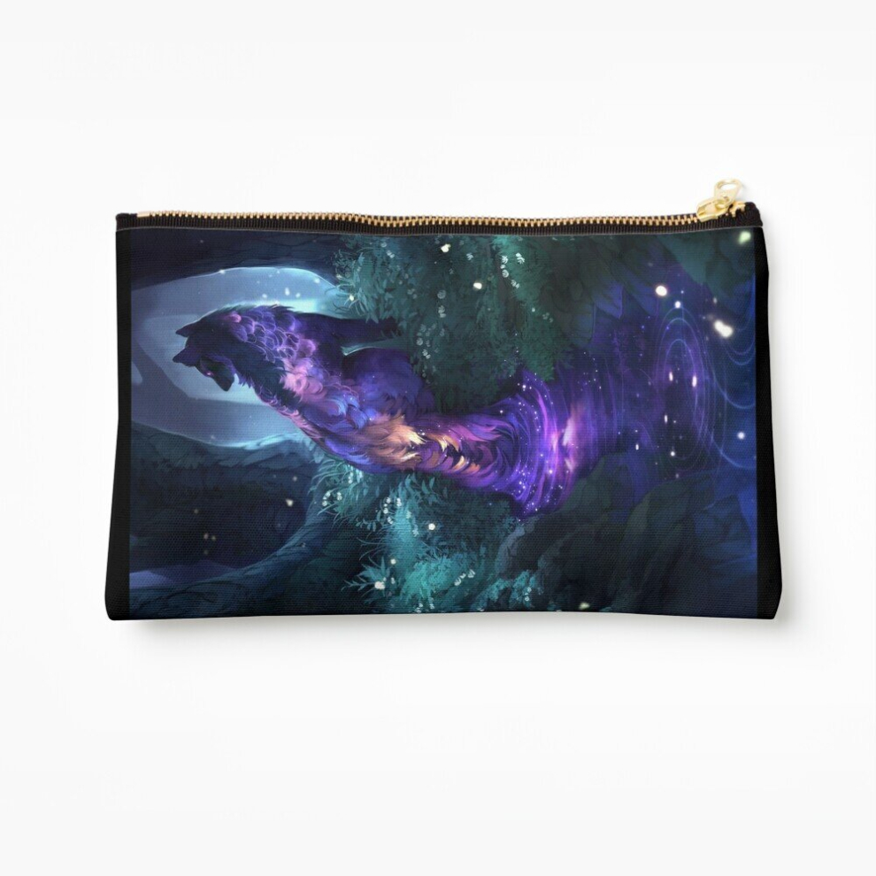 Whibos Makeup Bag Luminous Cosmetic Organizer Tyvek Paper Bags Zipper Pouch