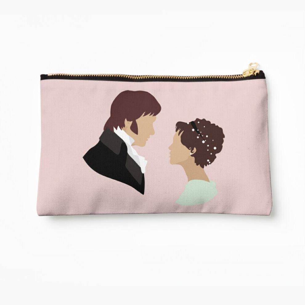 Whibos Makeup Bag Pride And Prejudice Art Cosmetic Organizer Tyvek Paper Bags Zipper Pouch