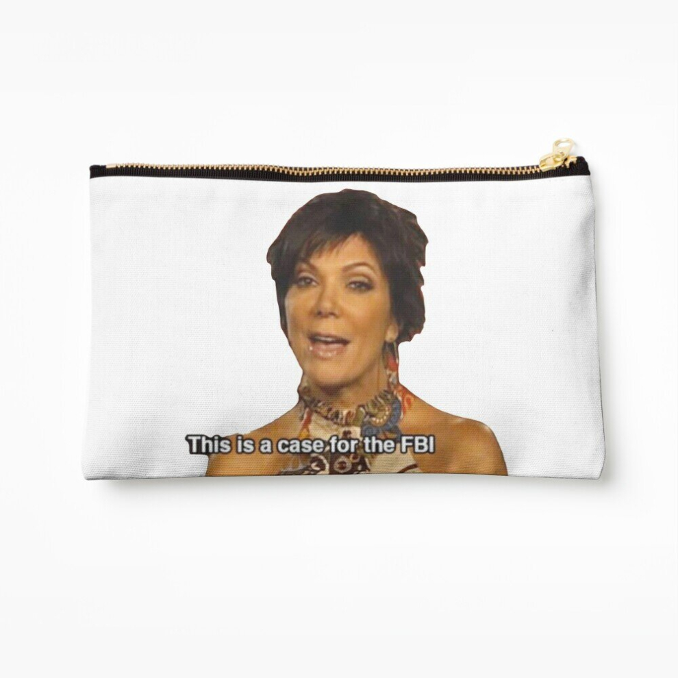 Whibos Makeup Bag Kris Jenner Cosmetic Organizer Tyvek Paper Bags Zipper Pouch