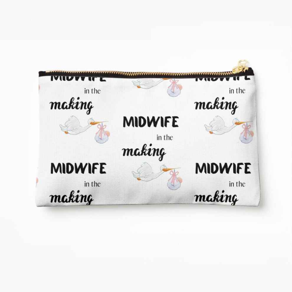 Whibos Makeup Bag Midwife In The Making Cosmetic Organizer Tyvek Paper Bags Zipper Pouch