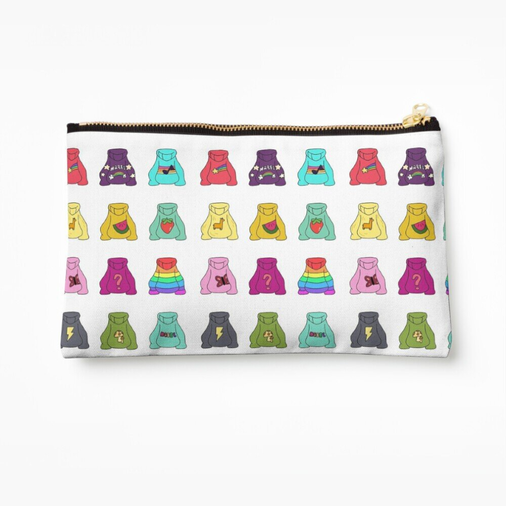 Whibos Makeup Bag Mabel Pines Sweaters Cosmetic Organizer Tyvek Paper Bags Zipper Pouch
