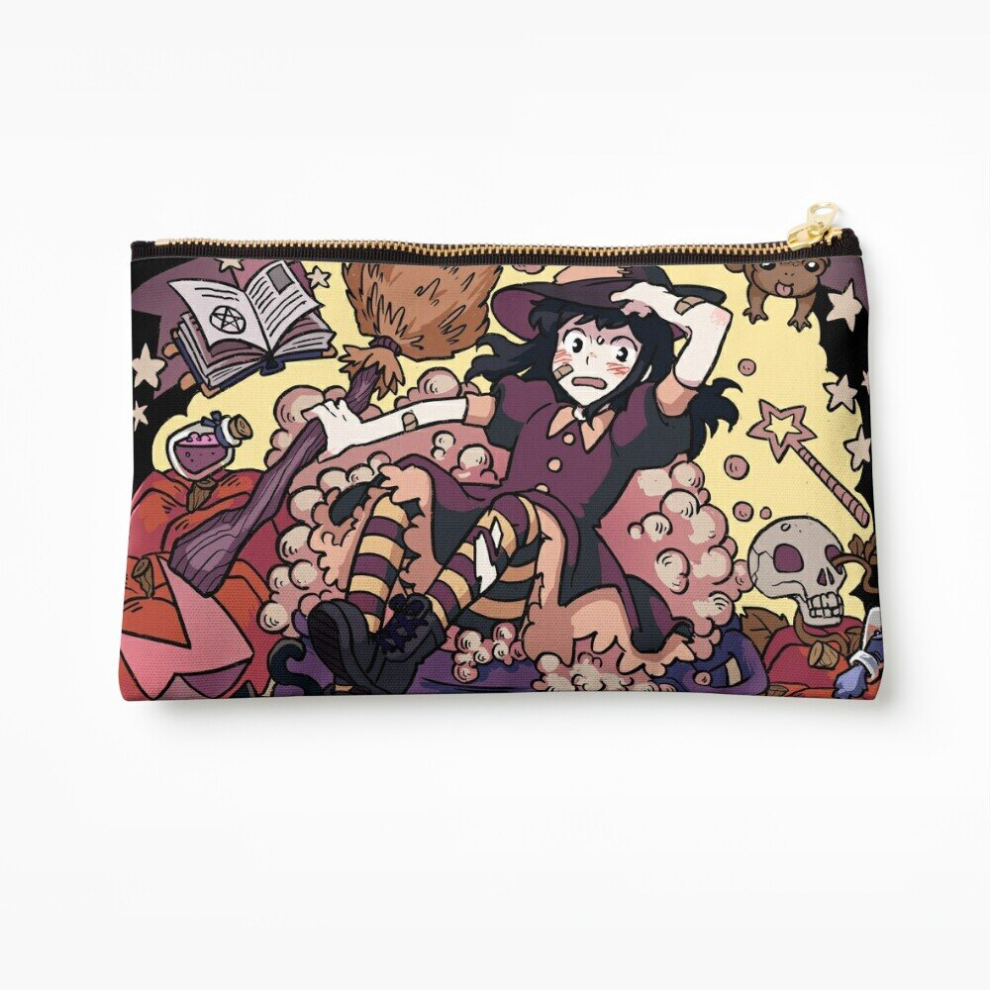 Whibos Makeup Bag Beware Of The Clumsy Witch Cosmetic Organizer Tyvek Paper Bags Zipper Pouch