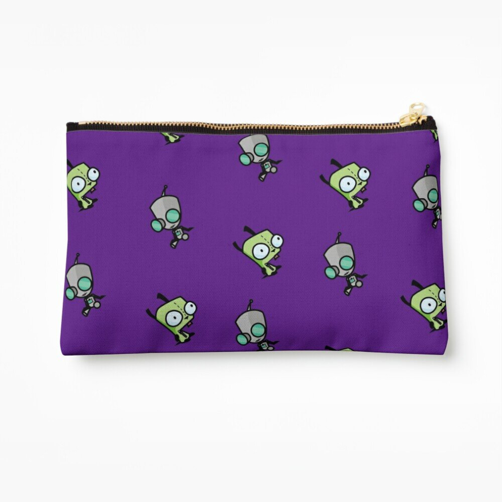 Whibos Makeup Bag Checkered Gir Pattern [Diagonal] Cosmetic Organizer Tyvek Paper Bags Zipper Pouch