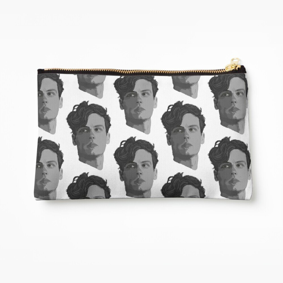 Whibos Makeup Bag Spencer Reid From Criminal Minds Cosmetic Organizer Tyvek Paper Bags Zipper Pouch