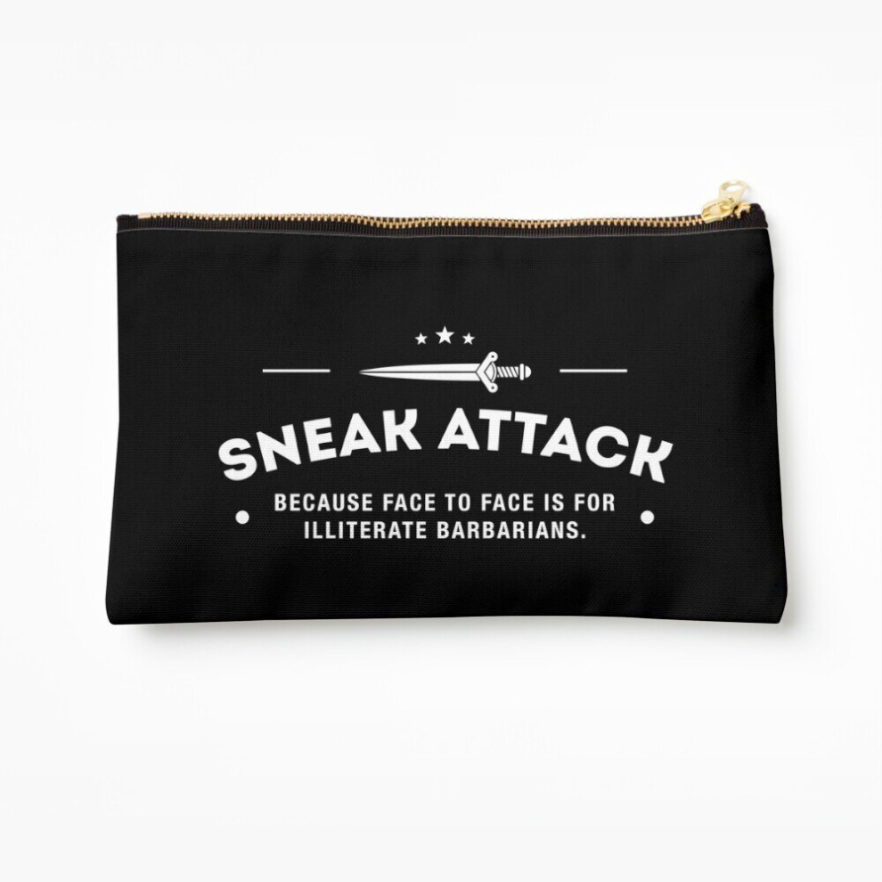 Whibos Makeup Bag Rogue's Sneak Attack Cosmetic Organizer Tyvek Paper Bags Zipper Pouch