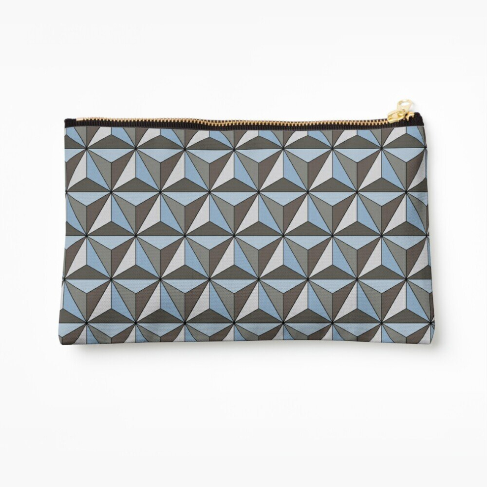 Whibos Makeup Bag Spaceship Earth Cosmetic Organizer Tyvek Paper Bags Zipper Pouch