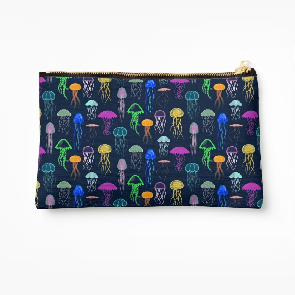 Whibos Makeup Bag Jellies Cosmetic Organizer Tyvek Paper Bags Zipper Pouch