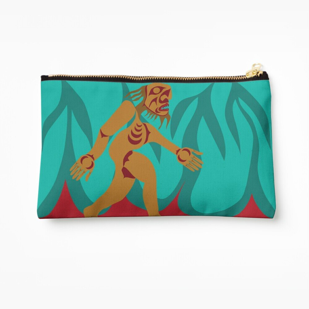 Whibos Makeup Bag Sasquatch Cosmetic Organizer Tyvek Paper Bags Zipper Pouch