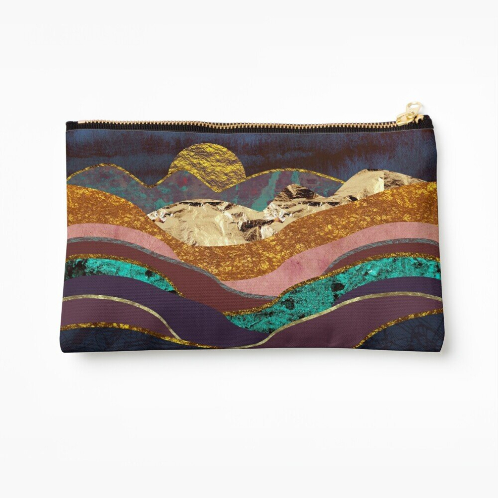 Whibos Makeup Bag Color Fields Cosmetic Organizer Tyvek Paper Bags Zipper Pouch