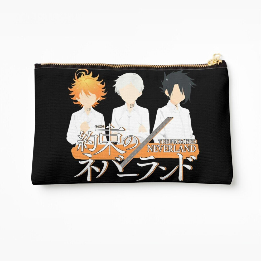 Whibos Makeup Bag The Promised Neverland Anime Cosmetic Organizer Tyvek Paper Bags Zipper Pouch