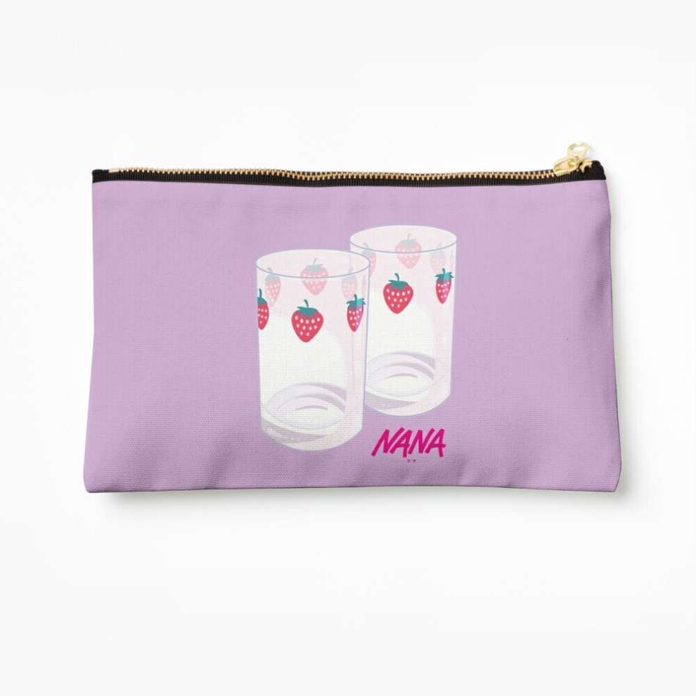Whibos Makeup Bag Nana - Strawberry Glasses Cosmetic Organizer Tyvek Paper Bags Zipper Pouch