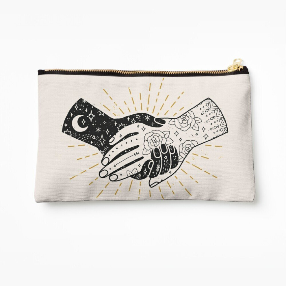 Whibos Makeup Bag Hold On Cosmetic Organizer Tyvek Paper Bags Zipper Pouch