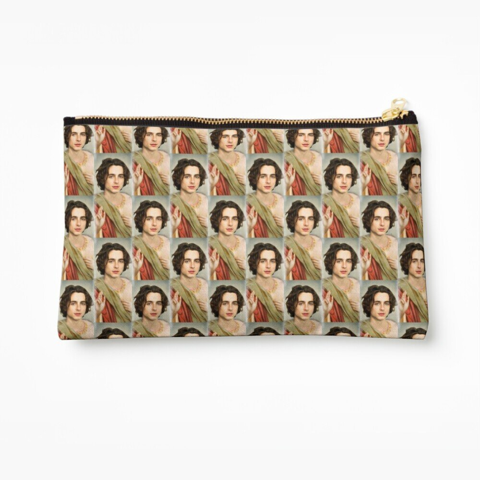 Whibos Makeup Bag Timothee Chalamet God Cosmetic Organizer Tyvek Paper Bags Zipper Pouch