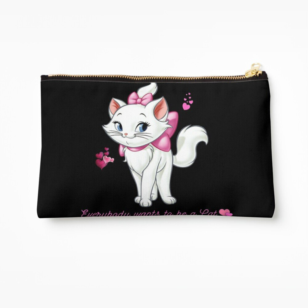 Whibos Makeup Bag Marie Cat - Everybody Wants To Be A Cat Cosmetic Organizer Tyvek Paper Bags Zipper Pouch