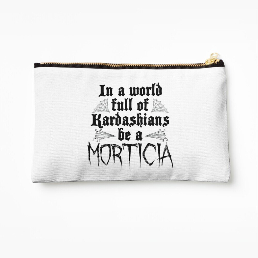 Whibos Makeup Bag Be A Morticia Cosmetic Organizer Tyvek Paper Bags Zipper Pouch