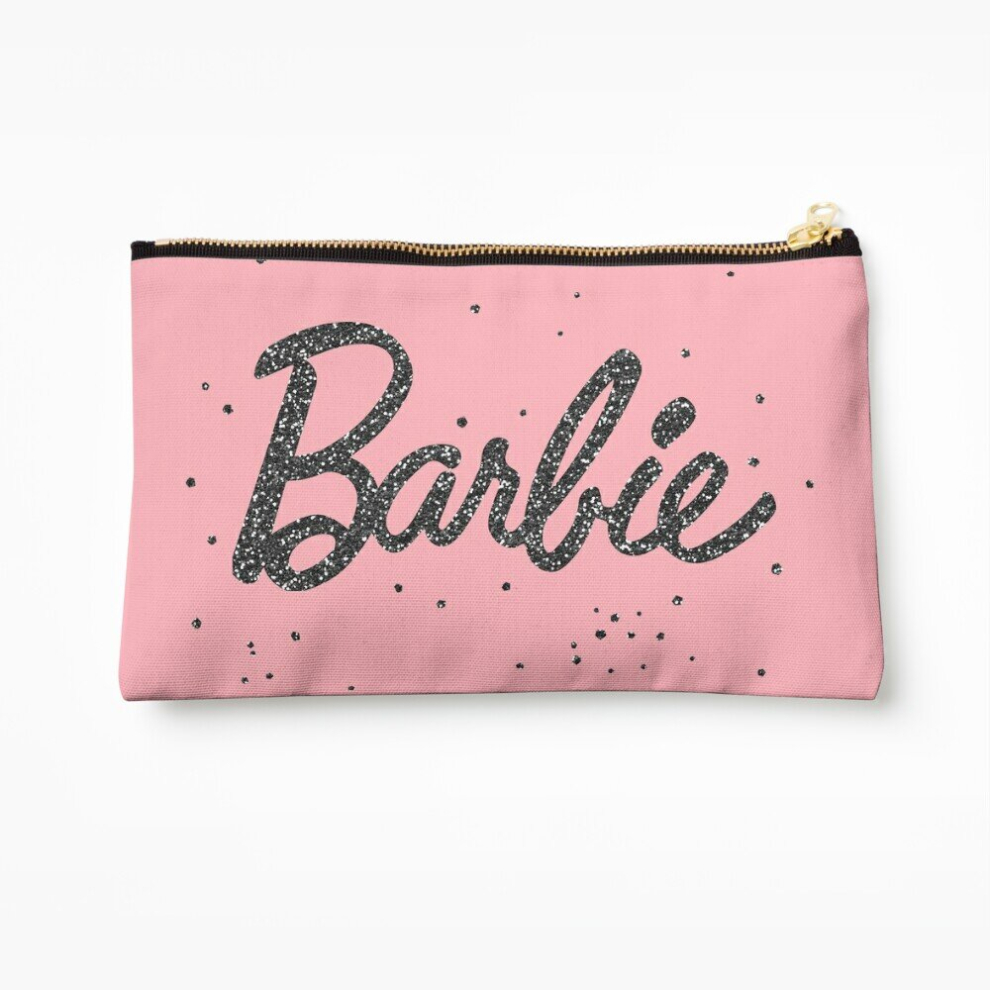 Whibos Makeup Bag Barbie Cosmetic Organizer Tyvek Paper Bags Zipper Pouch