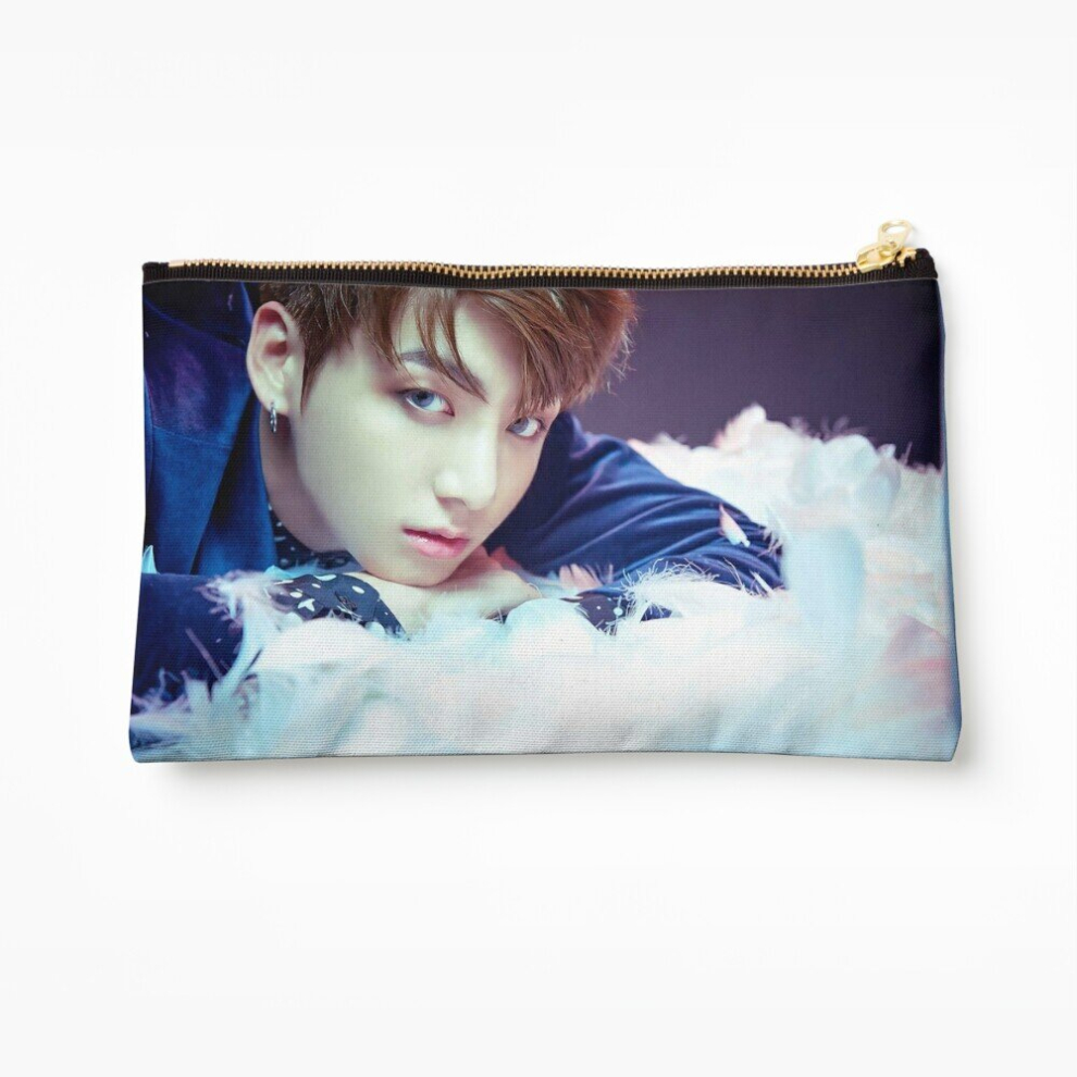 Whibos Makeup Bag Jungkook Cosmetic Organizer Tyvek Paper Bags Zipper Pouch