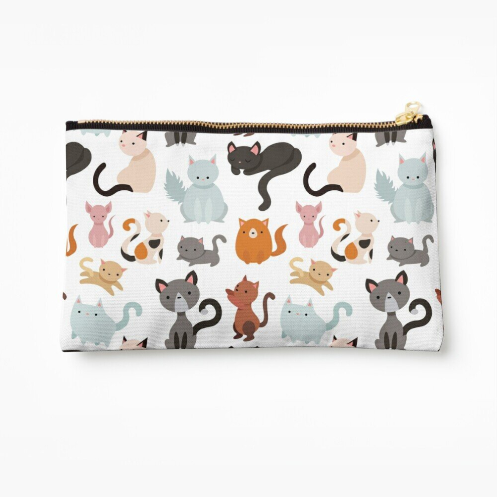 Whibos Makeup Bag You've Cat To Be Kitten Me Right Meow Cosmetic Organizer Tyvek Paper Bags Zipper Pouch