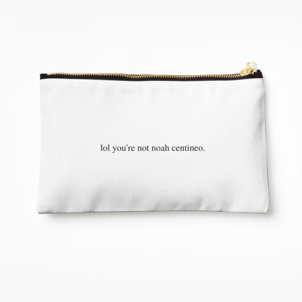 Whibos Makeup Bag Lol You're Not Noah Centineo. Cosmetic Organizer Tyvek Paper Bags Zipper Pouch