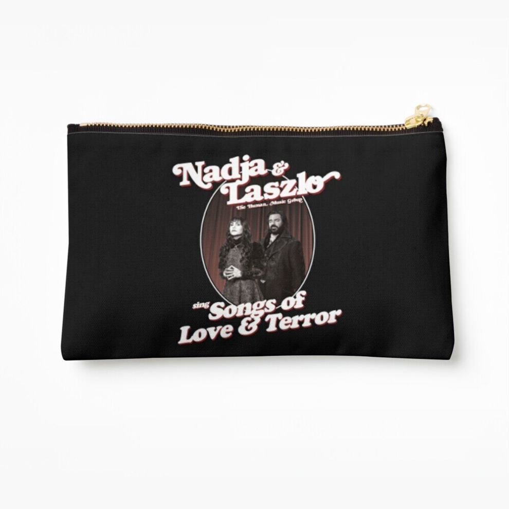 Whibos Makeup Bag Nadja And Laszlo The Human Music Group Sing Songs Of Love And Terror Cosmetic Organizer Tyvek Paper Bags Zipper Pouch
