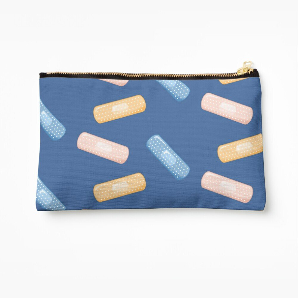 Whibos Makeup Bag Plasters Cosmetic Organizer Tyvek Paper Bags Zipper Pouch