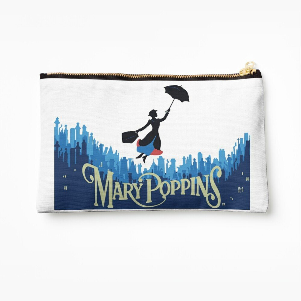 Whibos Makeup Bag Mary Poppins Cosmetic Organizer Tyvek Paper Bags Zipper Pouch