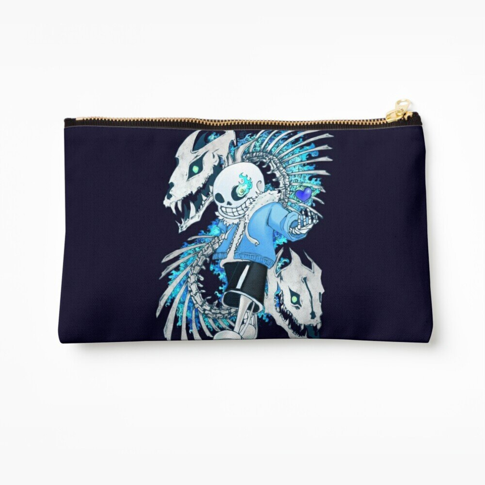Whibos Makeup Bag Undertale:sans Cosmetic Organizer Tyvek Paper Bags Zipper Pouch