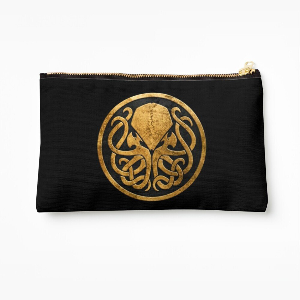 Whibos Makeup Bag Cthulhu Cosmetic Organizer Tyvek Paper Bags Zipper Pouch