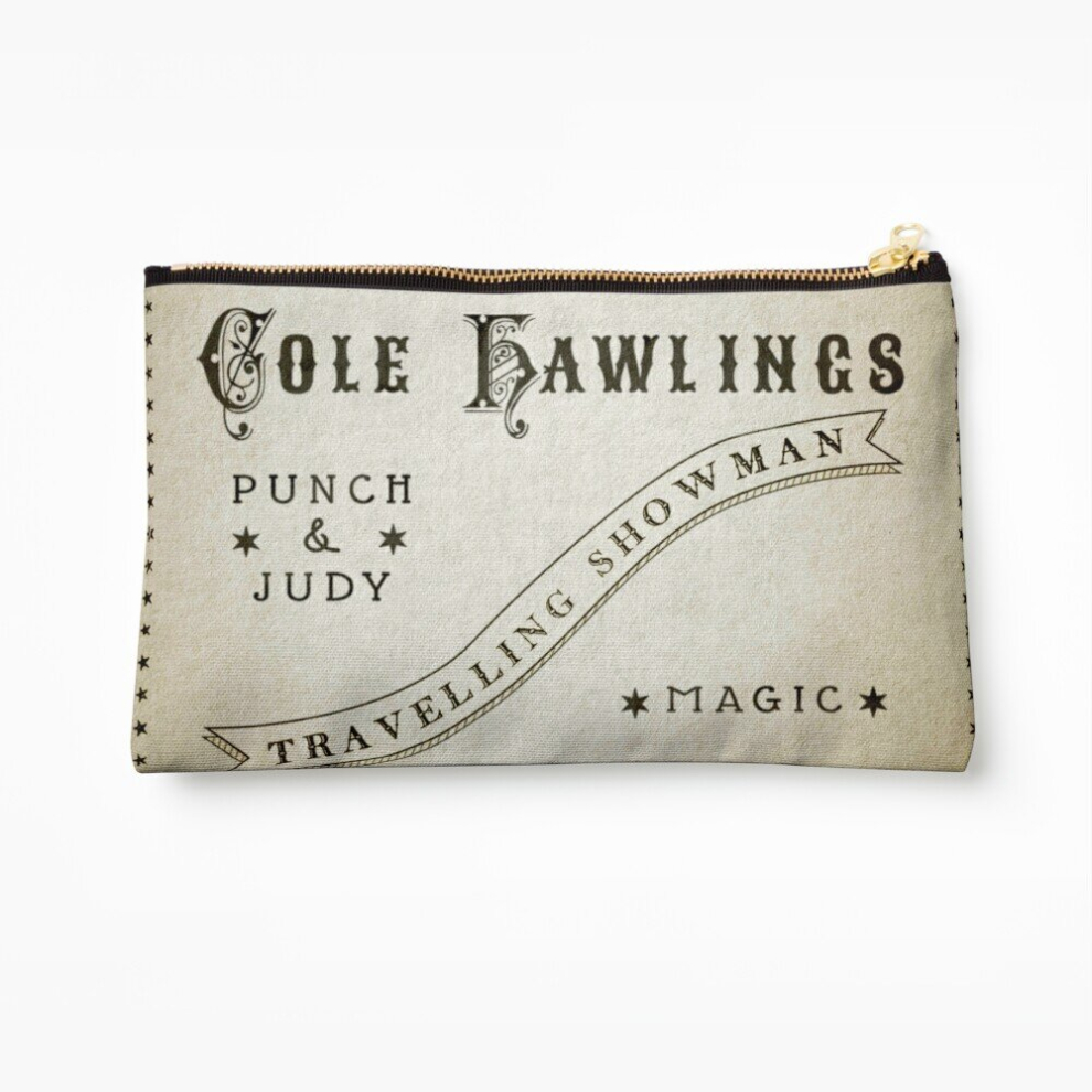 Whibos Makeup Bag A Showman Came A-Calling (The Box Of Delights) Cosmetic Organizer Tyvek Paper Bags Zipper Pouch