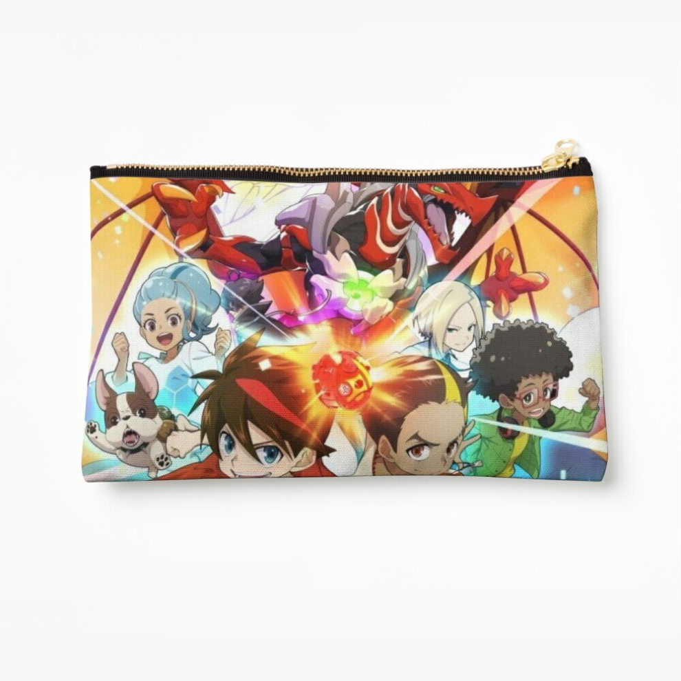 Whibos Makeup Bag Bakugan Cosmetic Organizer Tyvek Paper Bags Zipper Pouch