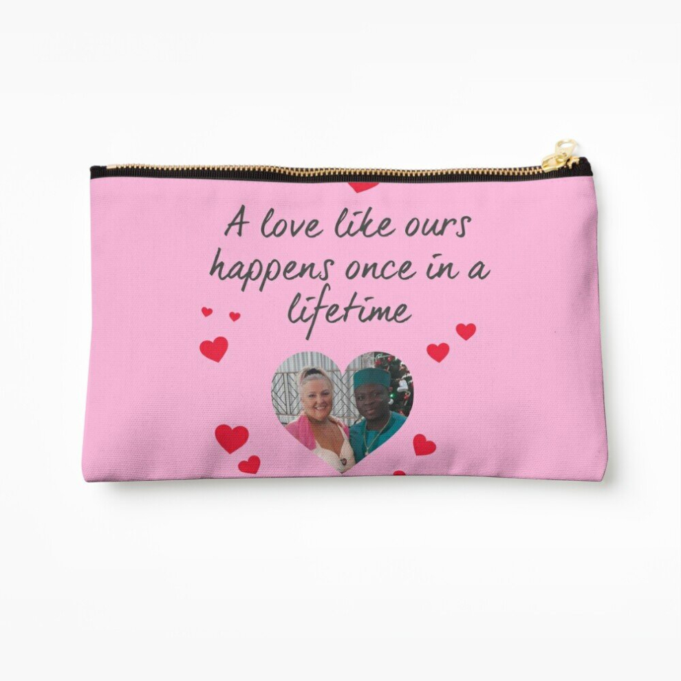 Whibos Makeup Bag 90 Day Fiance Vday Angela Michael Cosmetic Organizer Tyvek Paper Bags Zipper Pouch