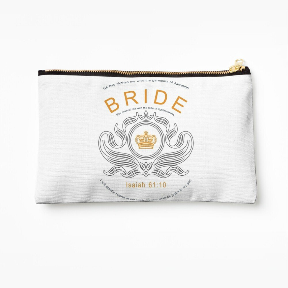 Whibos Makeup Bag Bride Of Christ Cosmetic Organizer Tyvek Paper Bags Zipper Pouch