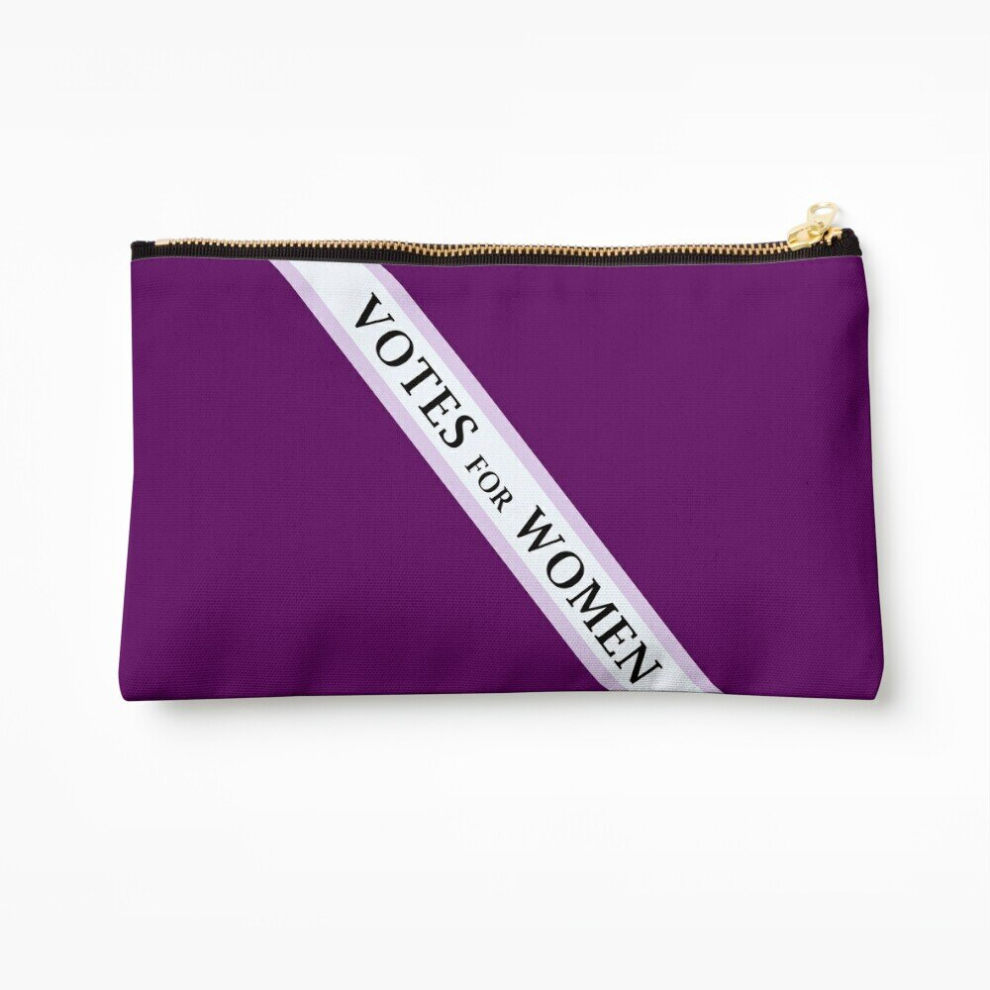 Whibos Makeup Bag Votes For Women Cosmetic Organizer Tyvek Paper Bags Zipper Pouch