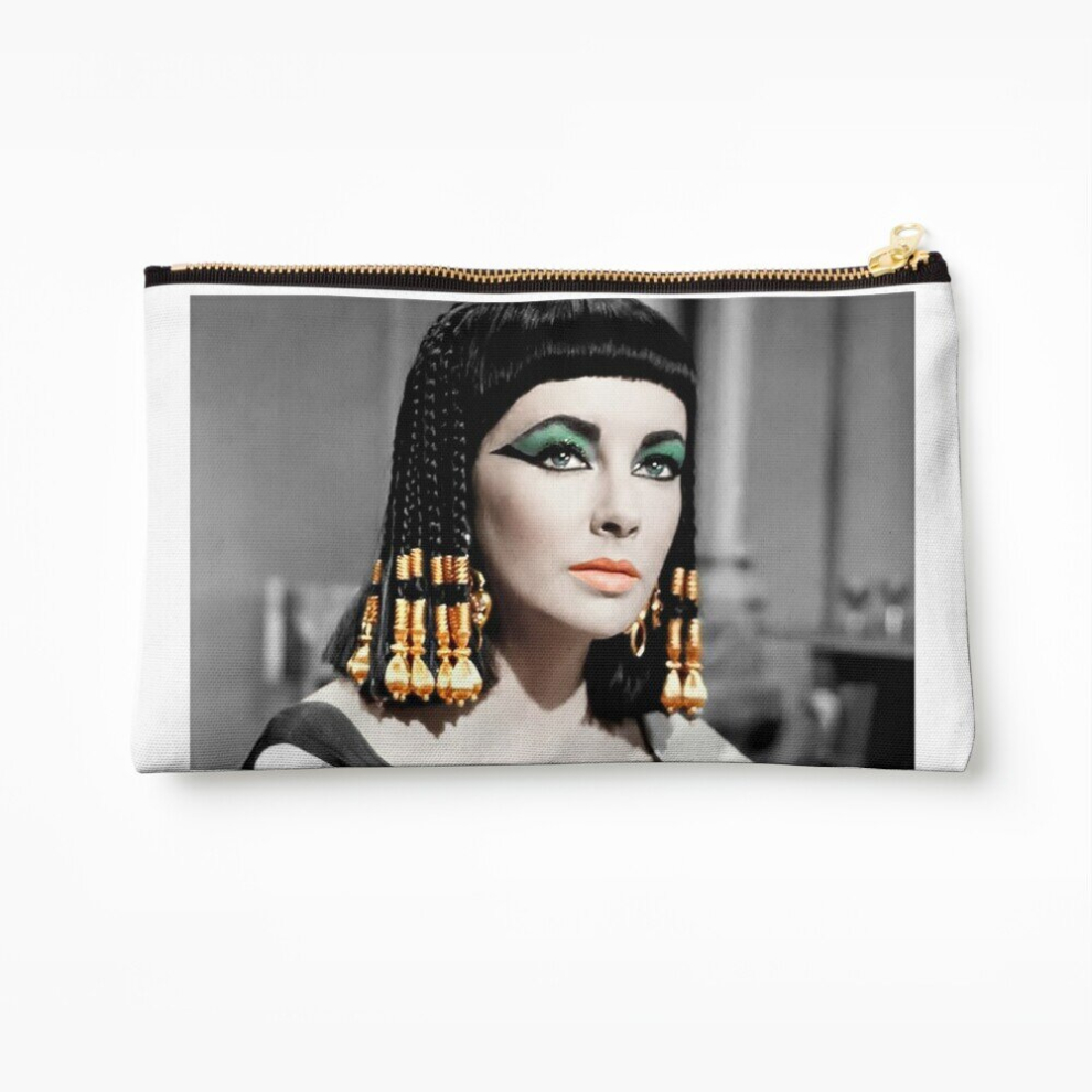 Whibos Makeup Bag Cleopatra Emerald Edition Cosmetic Organizer Tyvek Paper Bags Zipper Pouch
