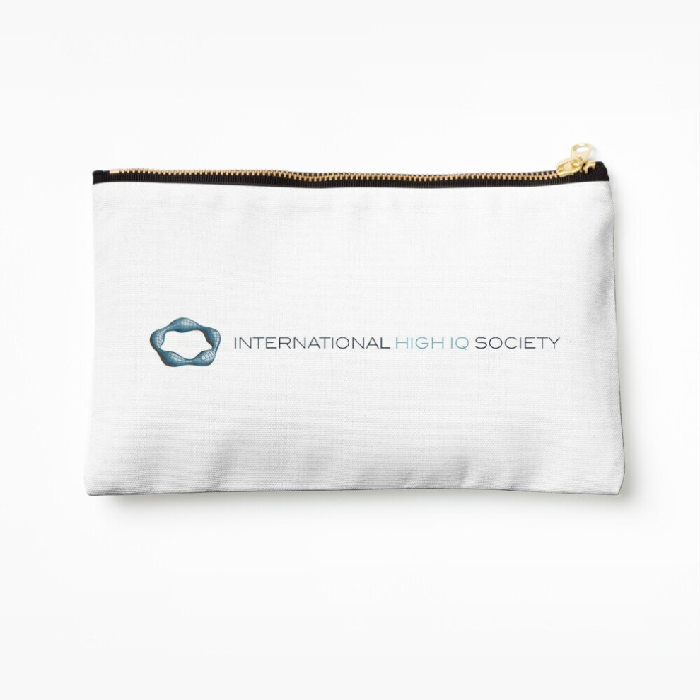 Whibos Makeup Bag International High Iq Society - Logo Cosmetic Organizer Tyvek Paper Bags Zipper Pouch