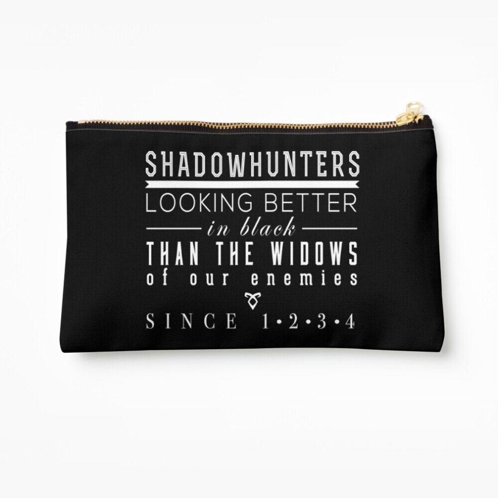 Whibos Makeup Bag The Mortal Instruments: "Shadowhunters" Cosmetic Organizer Tyvek Paper Bags Zipper Pouch