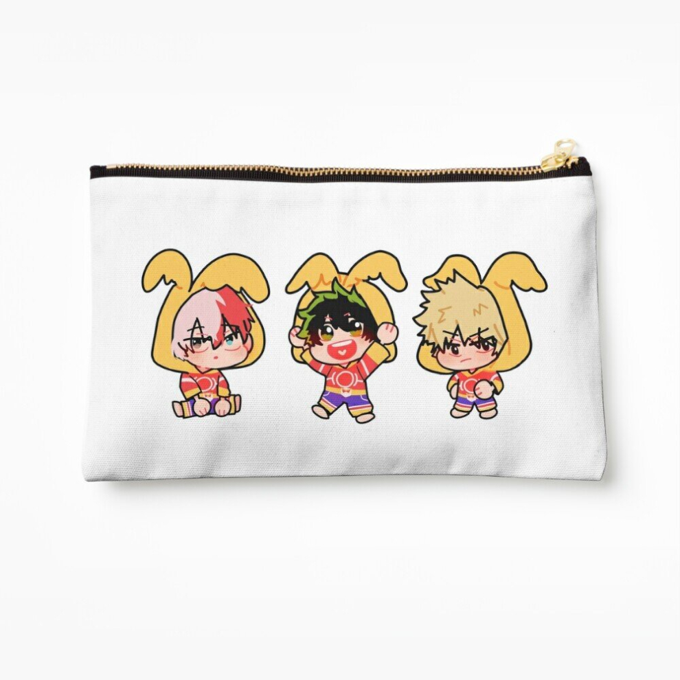Whibos Makeup Bag Bnha Ot3 Small Mights Cosmetic Organizer Tyvek Paper Bags Zipper Pouch