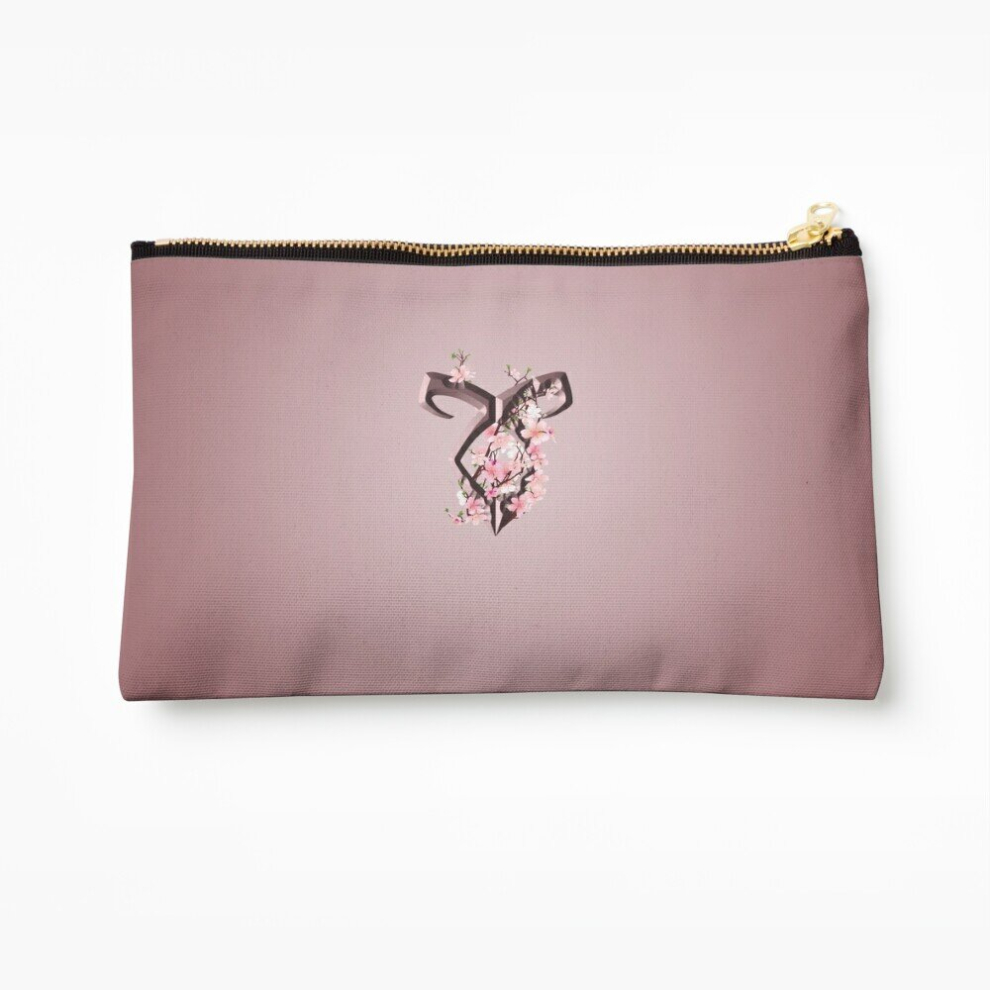 Whibos Makeup Bag Angelic Rune #1 Cosmetic Organizer Tyvek Paper Bags Zipper Pouch