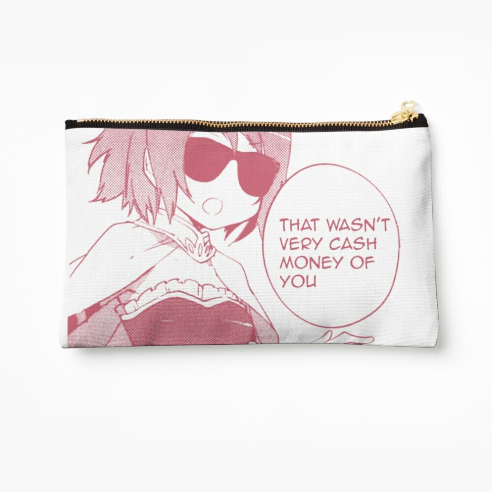 Whibos Pink Makeup Bag That Wasn't Very Cash Money Of You (Pink) Cosmetic Organizer Tyvek Paper Bags Zipper Pouch