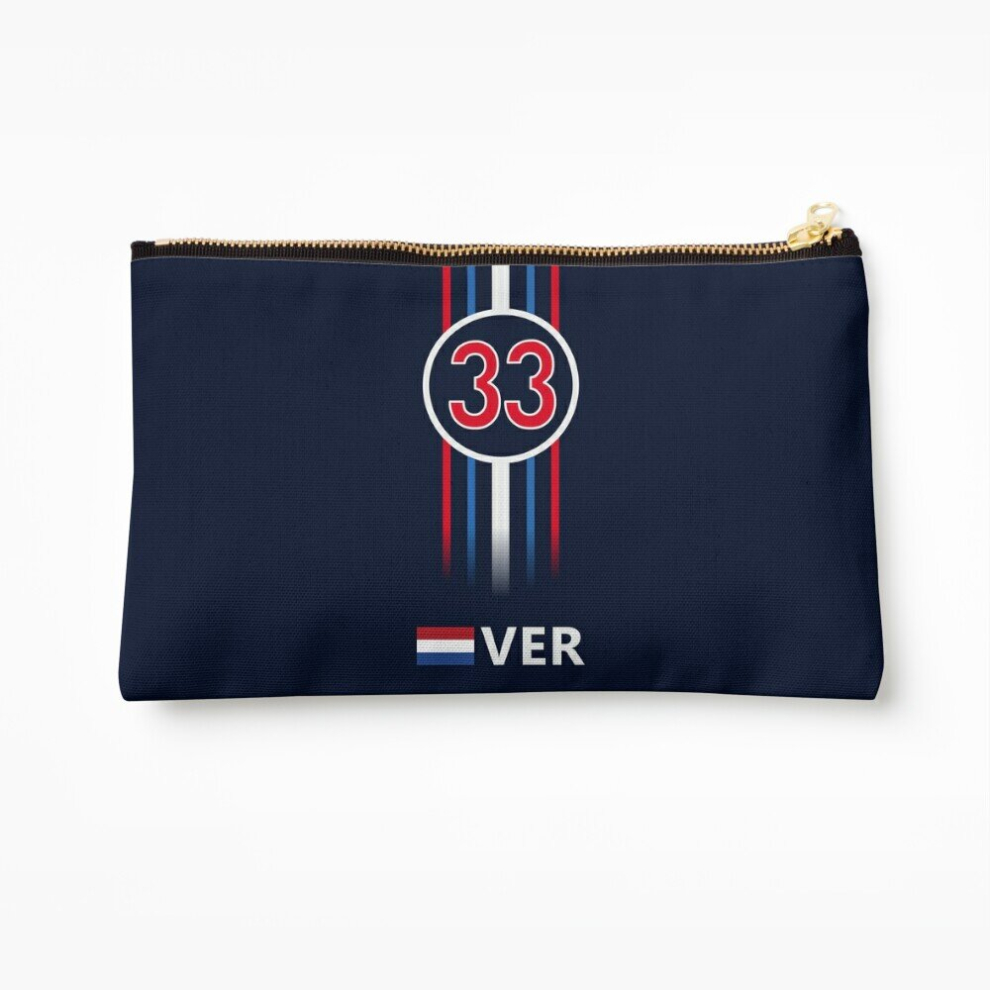 Whibos Makeup Bag F1 2021 - #33 Verstappen [Classic] Cosmetic Organizer Tyvek Paper Bags Zipper Pouch