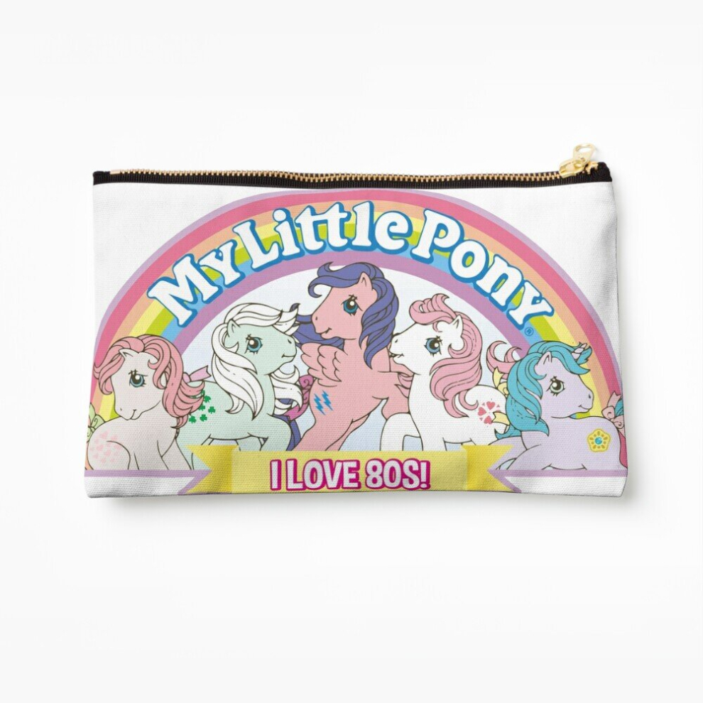 Whibos Makeup Bag My Little Pony - 80S Cosmetic Organizer Tyvek Paper Bags Zipper Pouch