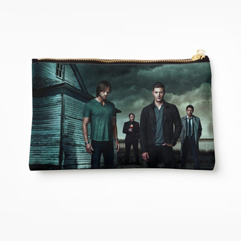 Whibos Makeup Bag Supernatural Cosmetic Organizer Tyvek Paper Bags Zipper Pouch