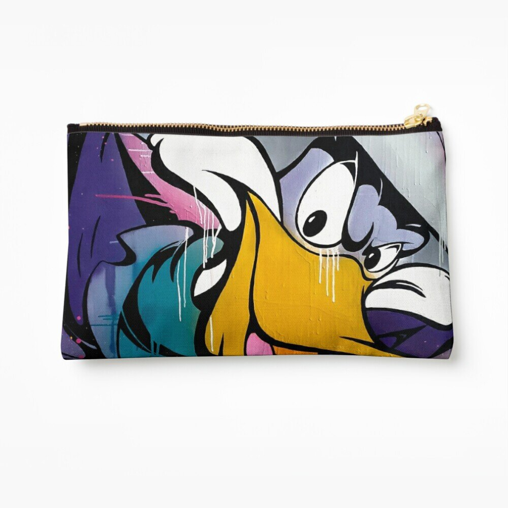 Whibos Makeup Bag Darkwing Duck Cosmetic Organizer Tyvek Paper Bags Zipper Pouch
