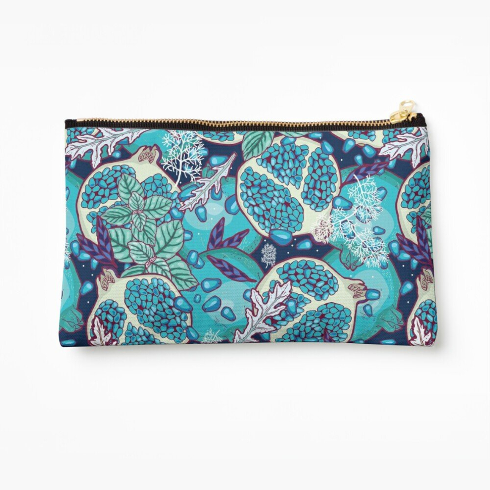 Whibos Makeup Bag Frozen Wonderland Cosmetic Organizer Tyvek Paper Bags Zipper Pouch