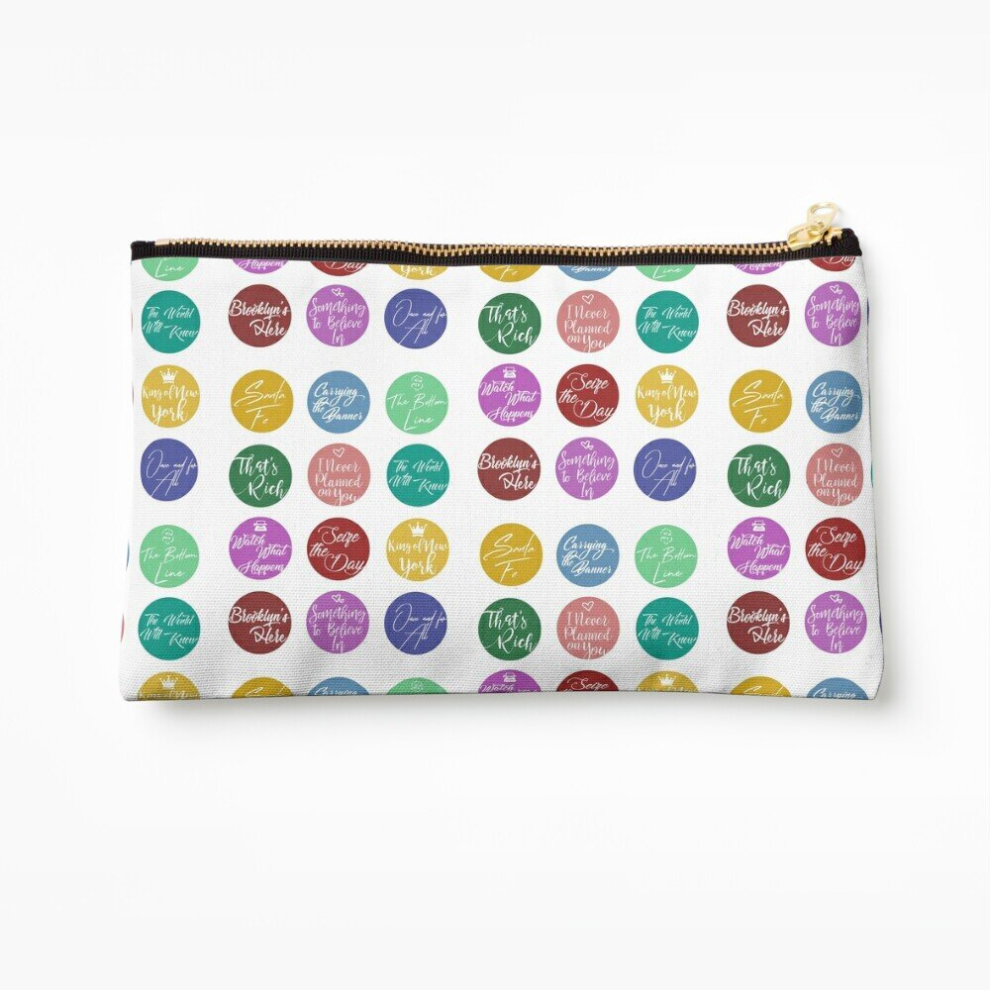 Whibos Makeup Bag Newsies Songs Cosmetic Organizer Tyvek Paper Bags Zipper Pouch