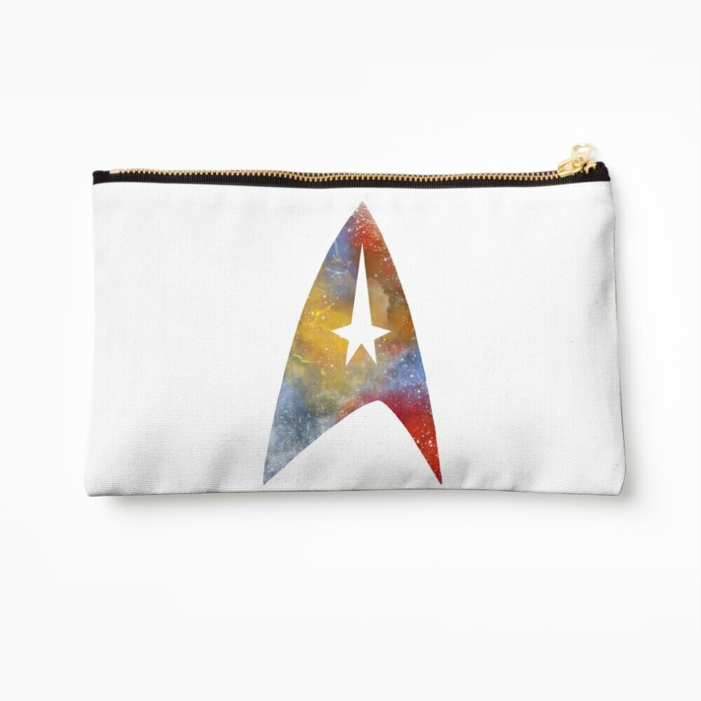 Whibos Makeup Bag Starfleet Cosmetic Organizer Tyvek Paper Bags Zipper Pouch
